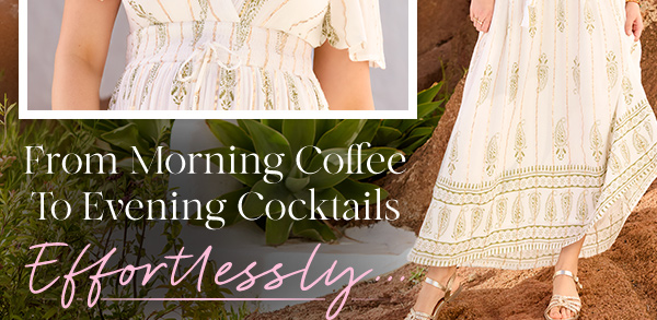 From Morning Coffee To Evening Cocktails Effotlessly...