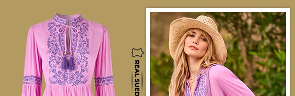 Essential Embroidered Summer Tunic Top