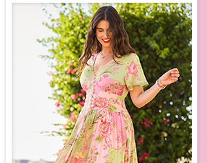 Prettiest Patchwork Print Dress