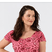 Kara Printed Jersey Dress