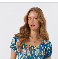 Summer Garden Jersey Maxi Dress