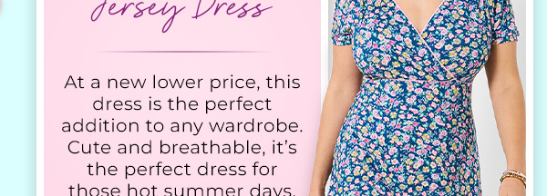 At a new lower price, this dress is the perfect addition to any wardrobe. Cute and breathable, it’s the perfect dress for those hot summer days.