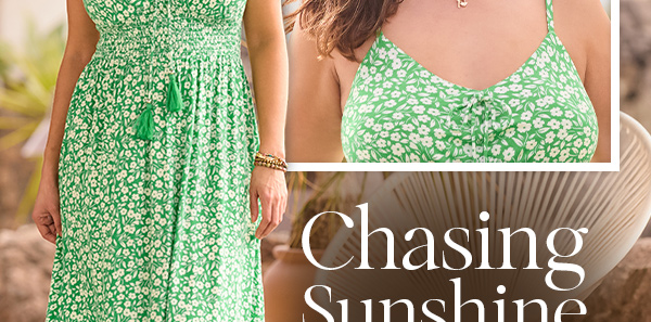 Clara Ditsy Printed Sundress