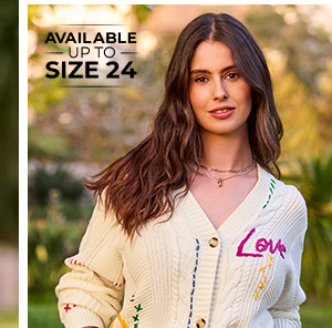 Amour Embroidered Cable Knit Cardigan