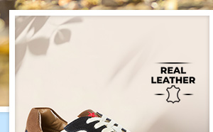 Freedom Leather Casual Trainer with Suede Trim