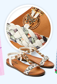 Hot Spell Boho Flat Sandals