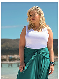 Beach Days Tie Front Skirt