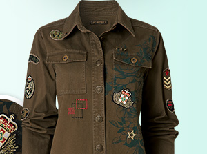 Lexie Boutique Badged Shirt