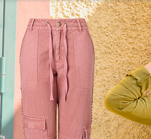 Camilla Trim Detail Cargos