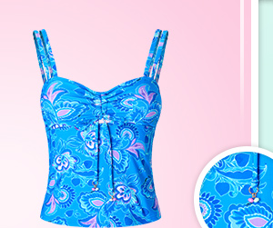 Malibu Ocean Tankini Top