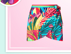 Monteverde Tropics Swim Skirt