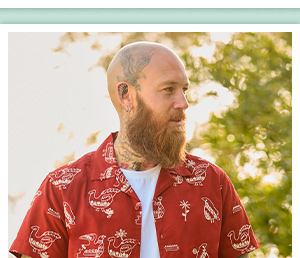 Embroidered Bird Shirt