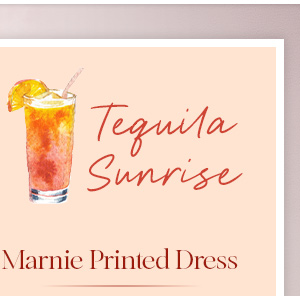 Tequila Sunrise - Marnie Printed Dress