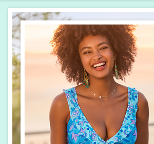 Malibu Ocean Frill Bikini Top