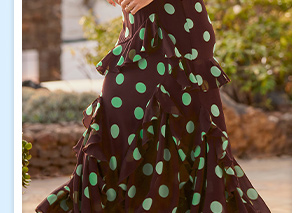 Margot Polka Dot Halter Neck Dress