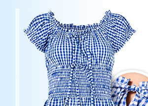 Jolene Gingham Top