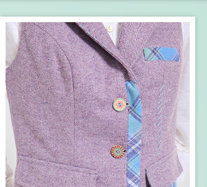 Mix It Up Tweed Waistcoat