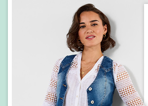 Dixie Stretch Denim Waistcoat