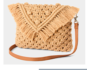 Mimi Macrame Cross Body Bag