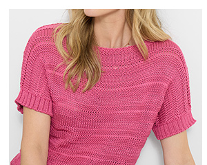 Summer Days Short Sleeve Knitted Jumper