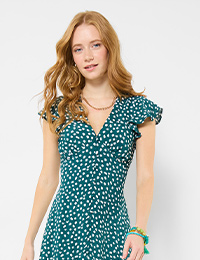Gabriella Spot Print Dress