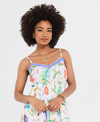 Beautiful Border Maxi Dress