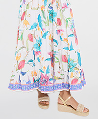 Beautiful Border Maxi Dress