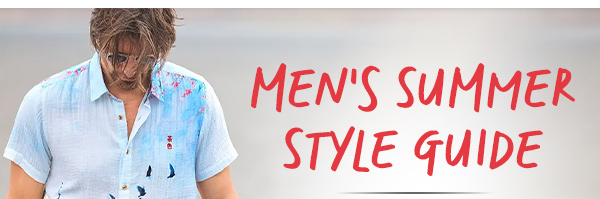 Men's Summer Style Guide - Beach party on the calendar? We've got your outfit sorted.