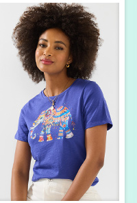 Majestic Elephant Graphic T-Shirt