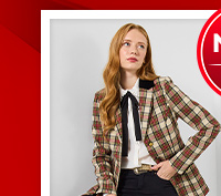 Greta Check Blazer Jacket - Now £27