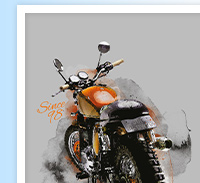 Painterly Bike T-Shirt