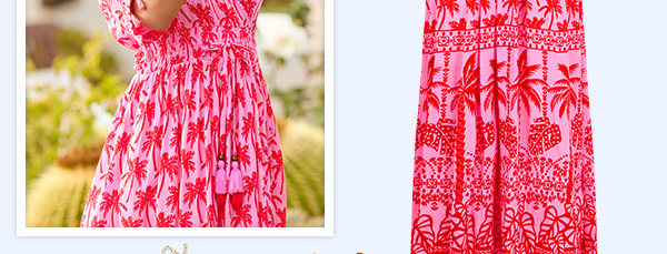 Perfect Palms Maxi Dress