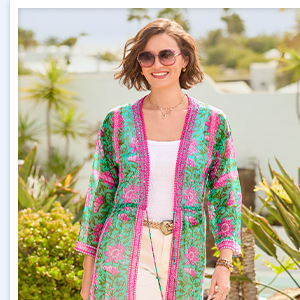 Tropical Morning Cover Up