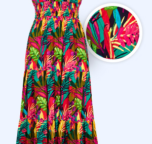 Kiana Printed Maxi Dress