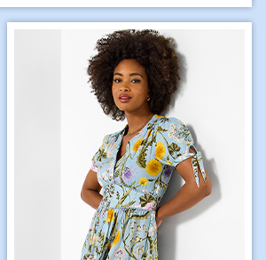 Beautiful Botanicals Printed Dress