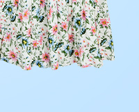 Penelope Printed Crinkle Dress