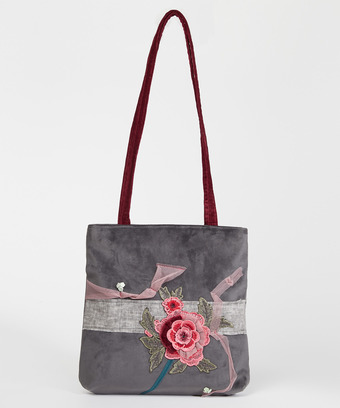 Opulent Velvet Applique Bag Opulent Velvet Applique Bag