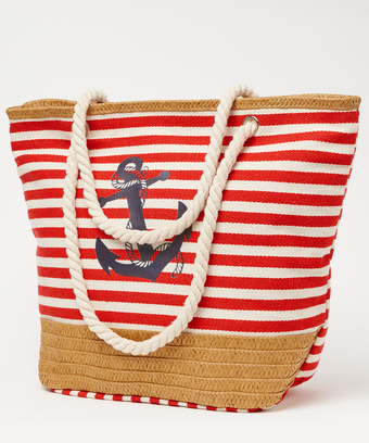Ship Ahoy Beach Bag Ship Ahoy Beach Bag