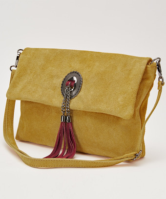 Romola Suede Tassel Bag Romola Suede Tassel Bag