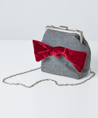 Rockefeller Velvet Bow Bag Rockefeller Velvet Bow Bag