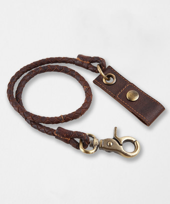 BSA Leather And Chain Lanyard BSA Leather And Chain Lanyard