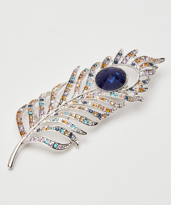 Pretty Peacock Feather Brooch Pretty Peacock Feather Brooch