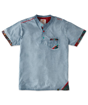 Customised Henley T-Shirt Customised Henley T-Shirt