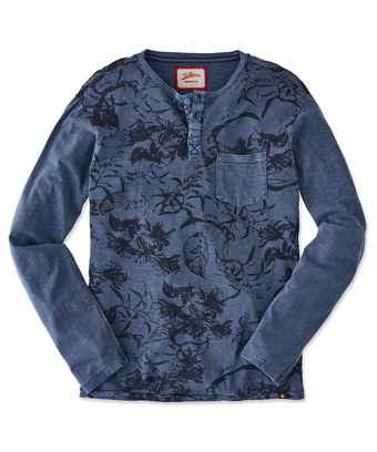 Funky Floral Henley T-Shirt Funky Floral Henley T-Shirt