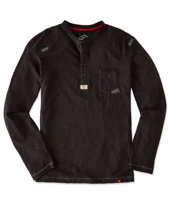 Biker Henley Top Biker Henley Top