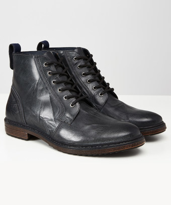 Distressed To Perfection Leather Boots Distressed To Perfection Leather Boots