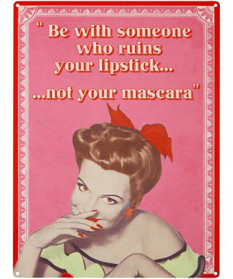 Lipstick And Mascara Sign Lipstick And Mascara Sign