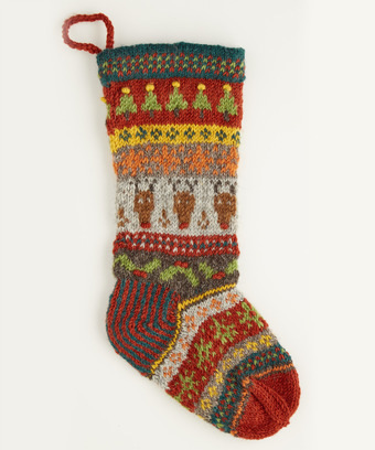 Wool Christmas Stocking Wool Christmas Stocking