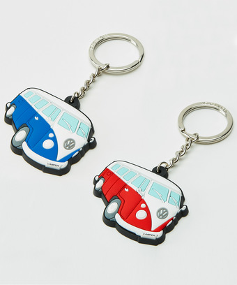 VW Pack Of 2 Rubber Key Rings VW Pack Of 2 Rubber Key Rings