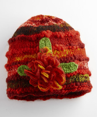 Wool Mix Corsage Hat Wool Mix Corsage Hat